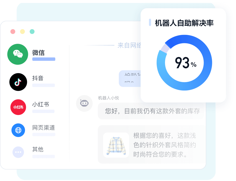 智能客服，高效率